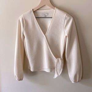 Madewell wrap top